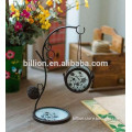 top selling decorative table iron candleholder